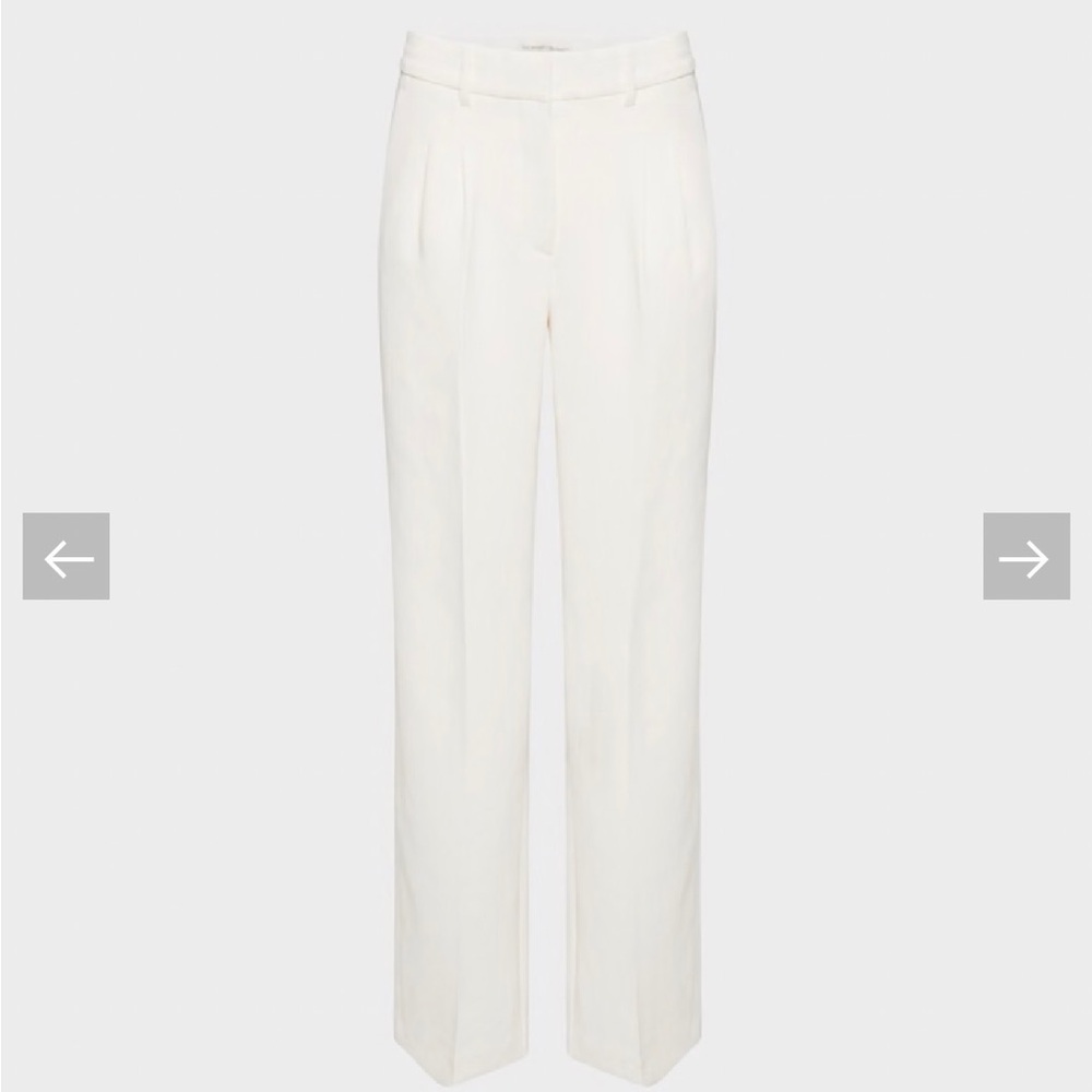 Aritzia Effortless Pant, Low Rise Wide Leg, 6S Light Birch